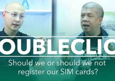 DoubleClick: Should we or should we not register our SIM cards? (Jerry Liao with Wowie Wong)