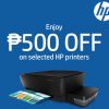 Get P500 off on HP Ink Tank All-in-One printers