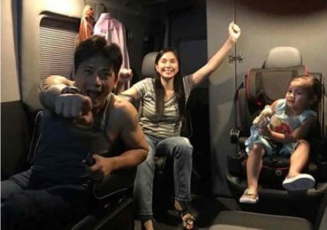 Mariel and Robin Padilla show off their customized family van