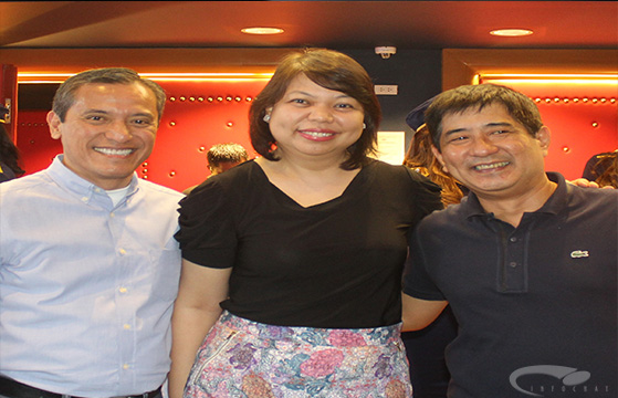 Middle: Ms. Yoly Crisanto - Corporate Communications Head