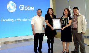 Globe cited by int’l certification body for its business continuity efforts