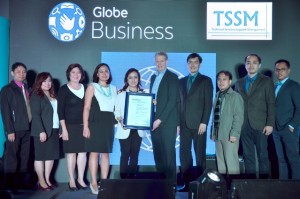Globe Business earns certification for excellence in IT service management