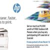 Buy an HP printer and get as much as P4,000 worth of Sodexo GCs free