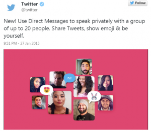 Twitter rolls out Group Messaging and Mobile Video Camera