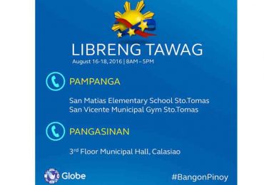 Globe reaches out to flood victims in Pampanga and Pangasinan through Libreng Tawag