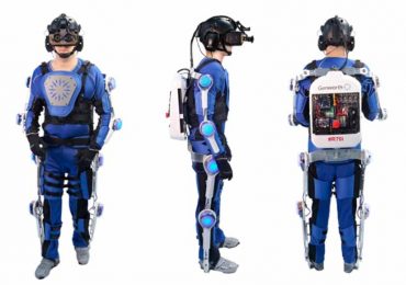 A bionic suit that makes a person experience aging