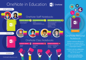 Microsoft introduces OneNote Staff Notebook for Education