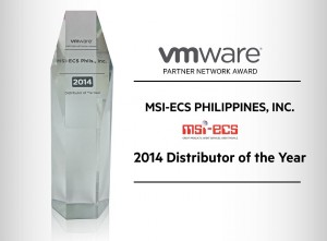 VMware hails MSI-ECS with Distributor of the Year Award
