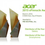 MSI-ECS Wins Big at Acer ePinnacle Awards 2015