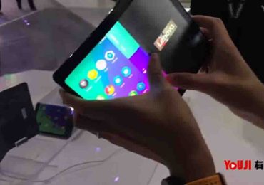 WATCH:  Lenovo shows off a prototype of foldable tablet and phone