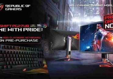 ASUS Republic of Gamers Is Now Accepting Pre-Orders for the Swift PG27UQ with a Bundled ROG Claymore