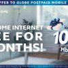Free Home Internet for Globe Postpaid Mobile Customers