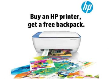 Get a backpack when you buy an HP DeskJet printer