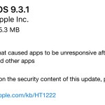 Apple releases iOS update 9.3.1