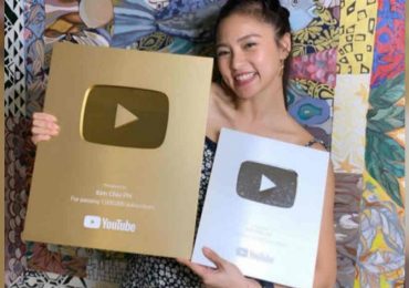 Kim Chiu receives YouTube gold button