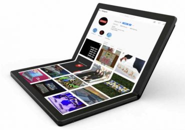 Lenovo unveils world’s first foldable-display laptop