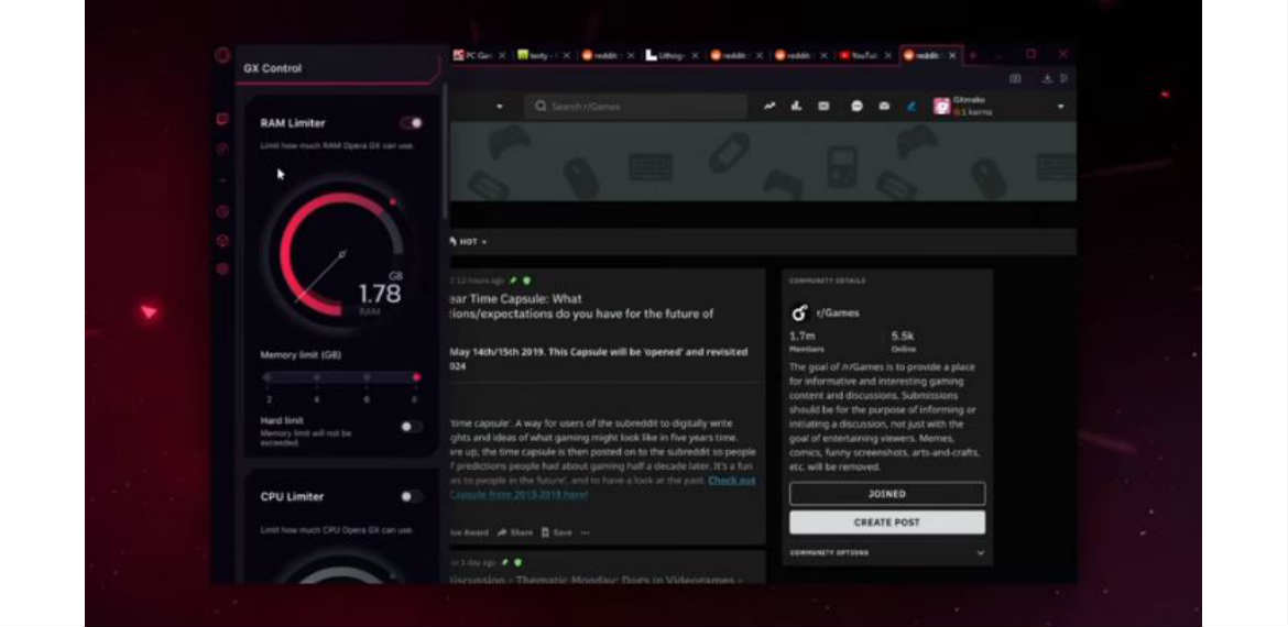 Opera GX – the world's only browser for gamers – debuts on the