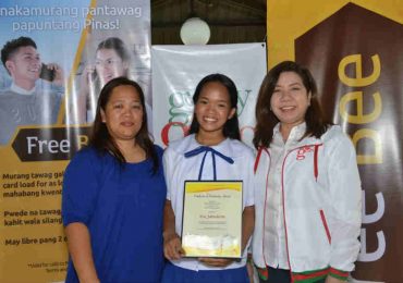Young spoken word artist receives education package from PLDT Gabay Guro, Free Bee