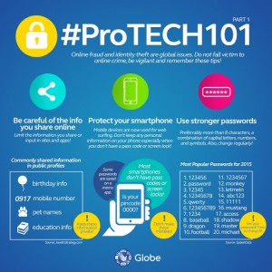 Globe urges customers to step up online security vigilance via #Protech101