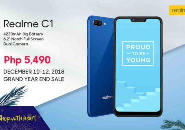 Realme Philippines offers wide-activities for Lazada 12.12 including whole-day sale of Php5,490 for Realme C1