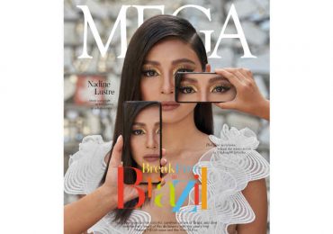 MEGA magazine featuring Nadine Lustre’s Brazil photos now in Vivo stores