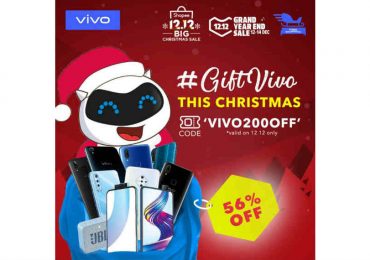 #GiftVivoThisChristmas with up to 56% discounts at Lazada, Shopee 12.12 sale