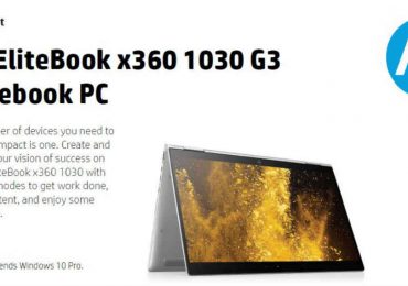 HP EliteBook x360 1030 G3 Notebook PC boasts four use modes to get work done